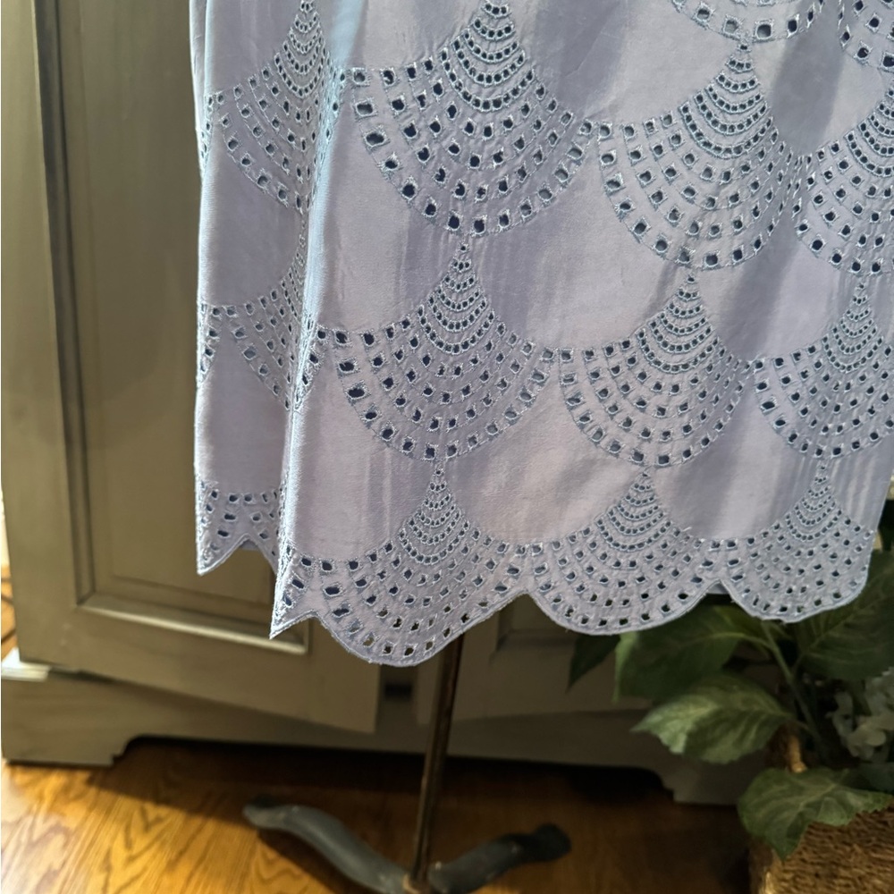 Talbots Petites Periwinkle Silk Suit - Picture 5 of 12